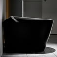thumbnail image 3 of Starry Night Light Smart Toilet with Bidet Built In  Modern Design For  Bathroom Auto Open/Close Seat Foot Sensor LED Display,Night Light Warm Water & Dryer,Matte Black, 3 of 7