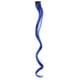 thumbnail image 1 of Zhuge Extensiones de cabello de colores, 12 piezas, 18 pulgadas, extensiones de cabello con clip, mechas sintéticas largas y onduladas para mujeres, regalos para fiestas, azul oscuro, 1 of 2