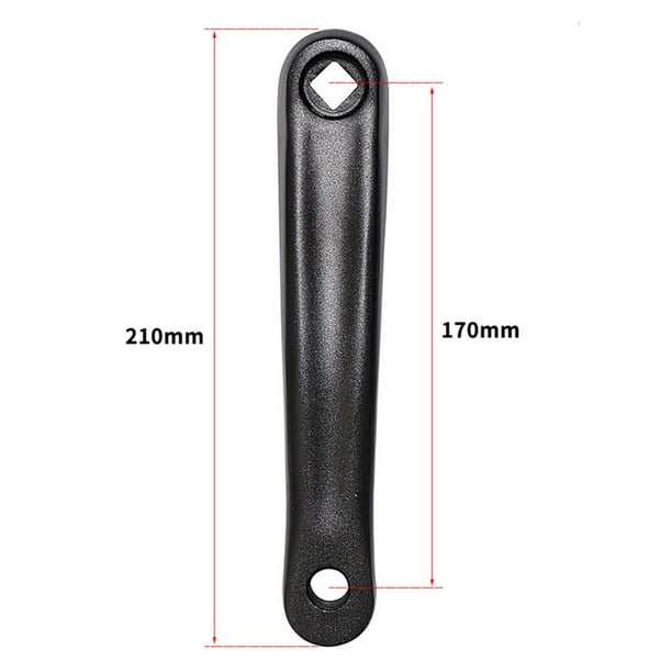 Exercise Bike Crank Arm Aluminum Alloy Left Right Crank Arm for