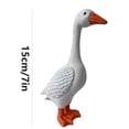 thumbnail image 3 of Desk Goose 7 inch Gifts for Women, Mini Desktop Goose Statue Decor for Living Room Bedroom Bookshelf and Office, 3 of 6