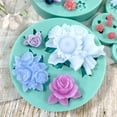 thumbnail image 2 of Silicone Flower Mold Sunflower Fondant Cake Handmade Mould Soap Making for Home Kitchen DIY Candy Chocolate Decorating Molds Tool, 2 of 5