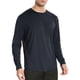 thumbnail image 1 of Camiseta de manga larga ultrasuave para hombre: diseño con degradado de color, dobladillo curvo, camiseta informal ligera para el día a día o para salir de fiesta, 1 of 3