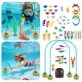 thumbnail image 1 of Dive Into : Kids Pool Dive And Snorkel For Pool Play With Adjustable Goggles And Lightweight Snorkel Gear For And Pool Adventures, 1 of 6