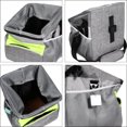 thumbnail image 5 of Howish Bike Pet Basket Dogs Carrier Bike Basket Handlebar Front Basket Grey(12.2"X11.02"X14.57"), 5 of 8
