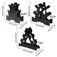 thumbnail image 3 of Household Weights Organizer Stand for Dumbbells Durable Dumbbell Rack 3 Tier Dumbbell Weight Rack Storage Dumbbell Rack, 3 of 15