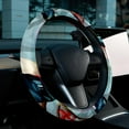 thumbnail image 6 of Woodpecker 14.5 Inch Printing PVC Leather Auto Accessories Car Wheel Cover Steering Wheel Cover, 6 of 6