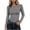 Black|Stripes, variant on Base Layer Tops for Women Long Sleeve Crew Neck Side Pleated Tunic Blouse Fleece Lined Warm Comfy Soft Shirt Slim Fit (XL, Black|Stripes)
