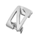 thumbnail image 2 of Hebilla de cinturón automática para hombre, accesorios de vestir para cinturones de cuero sintético, color plata Argén, 2 of 9