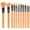 Orange, variant on Moda Brush Neon Pink 12pc Makeup Brush Kit