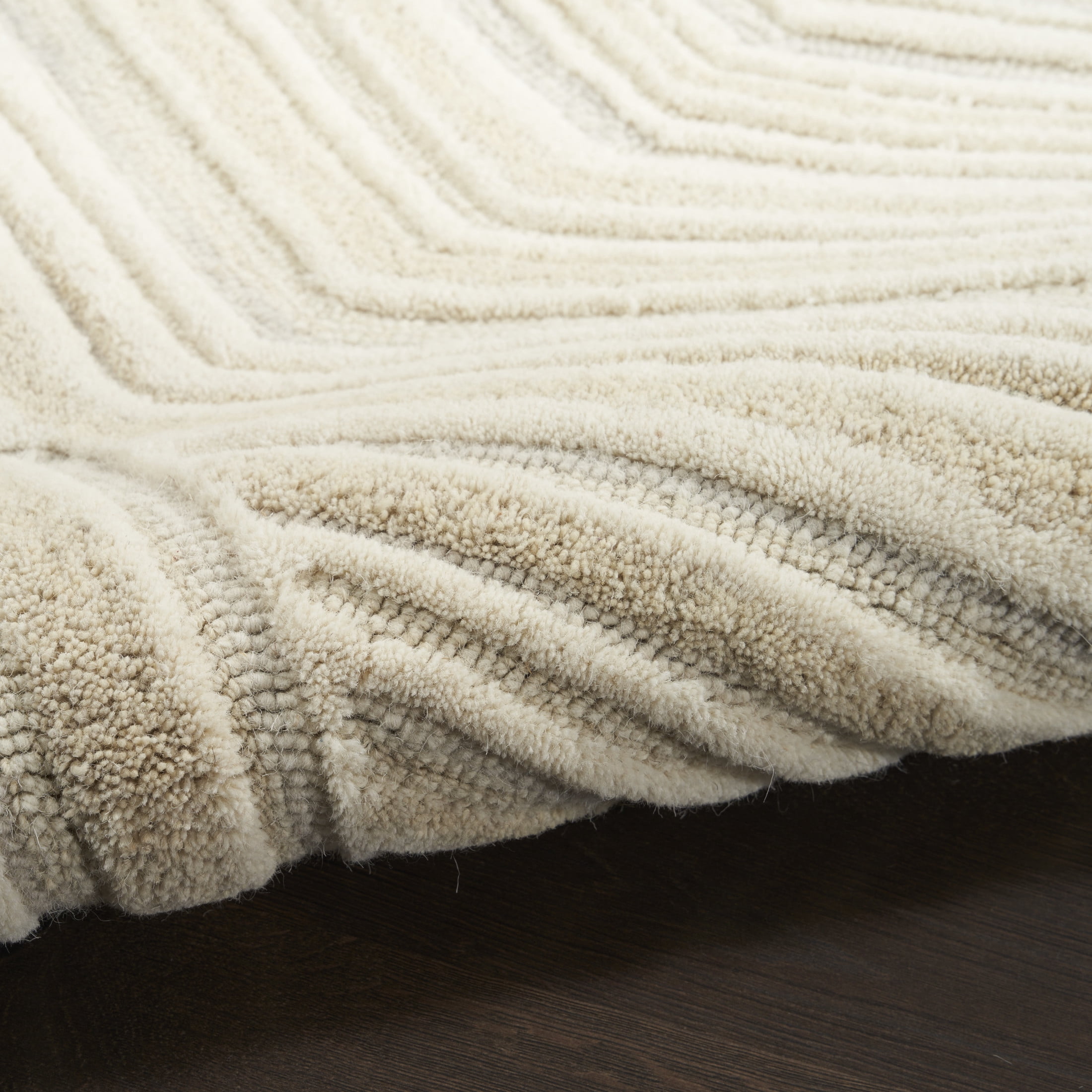 Nourison Graceful 7'9" x 9'9" Ivory Modern Indoor Rug