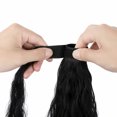 thumbnail image 5 of 24 Inch Long Corn Wavy Wrap Around Ponytail Extensions For Women Synthetic Long Curly Wavy Clip In Ponytail Hair Extensions, 5 of 7