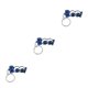 thumbnail image 5 of Qarigey Llaveros Carta PVC Moda Llaveros Estilo simple Conveniente Encantador Colgante Hebilla Mujeres Hombres Coche 7051-04 7051-04 Type1 NO1, 5 of 6