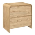 thumbnail image 2 of New Classic Furniture Mara Wood 2-Drawer End Table in Natural/Beige (Set of 2), 2 of 11