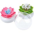 thumbnail image 1 of 2pcs Lotus Cotton Swab Holder, Toothpicks Can, 1 of 5