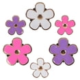 thumbnail image 2 of MRLESS 6-Pack Daisy Flower Car Clips Metal Alloy Car Fresheners Cute Car Decorations Air Conditioning Outlet Clip Car Interior Accessories, 2 of 8