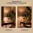 thumbnail image 3 of Modern Stars Black Barrel Lamp Shades for Table Lamp, 6x10x7.5inch AEELLEEA  Small Lampshades For Wall Lamp, Mini Metal Lampshade Cover Replacement., 3 of 7