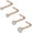 Rose Gold, variant on 4Pcs/Set 20g Round Crystal Nose Ring Piercing Simple Style Nostril Piercing L Shaped Nose Stud Piercing