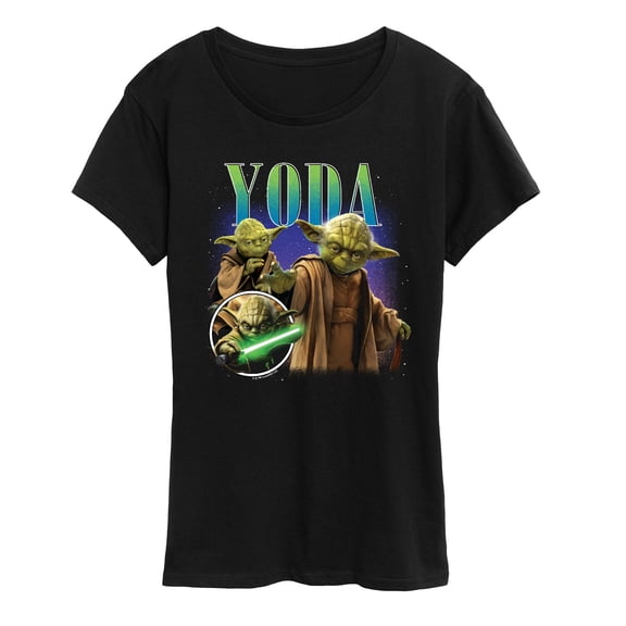 Star Wars - Yoda Bootleg - Women's Short Sleeve Graphic T-Shirt