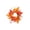 D, variant on ICQOVD Halloween Candle Wreath with Maple Leaves Roses Candle Holder Ring Table Decor Party Holiday Decoration