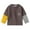 Gray, variant on TOOYOU Boys Summer T-Shirt Toddler Long Sleeve Stripe Cartoon Prints T Shirt Tops Size 6-7 Years Grey