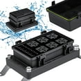 thumbnail image 1 of Bloque de relé de fusibles impermeable de 12 V [6 soportes de relé estilo Bosch] [6 portafusibles ATC/ATO] Caja de relé universal para vehículos automotrices de 12 V, coches, barcos, equipos de, 1 of 5