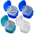 thumbnail image 1 of YAOMOBB False Teeth Organizer Hanging Denture Box Set Mini Oral Care Case for Travel, 1 of 6