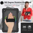 thumbnail image 4 of Xyhop Case for Samsung Galaxy Tab A9+ 11-inch 2023,Rotating Stand with Hand Shoulder Strap, 4 of 9