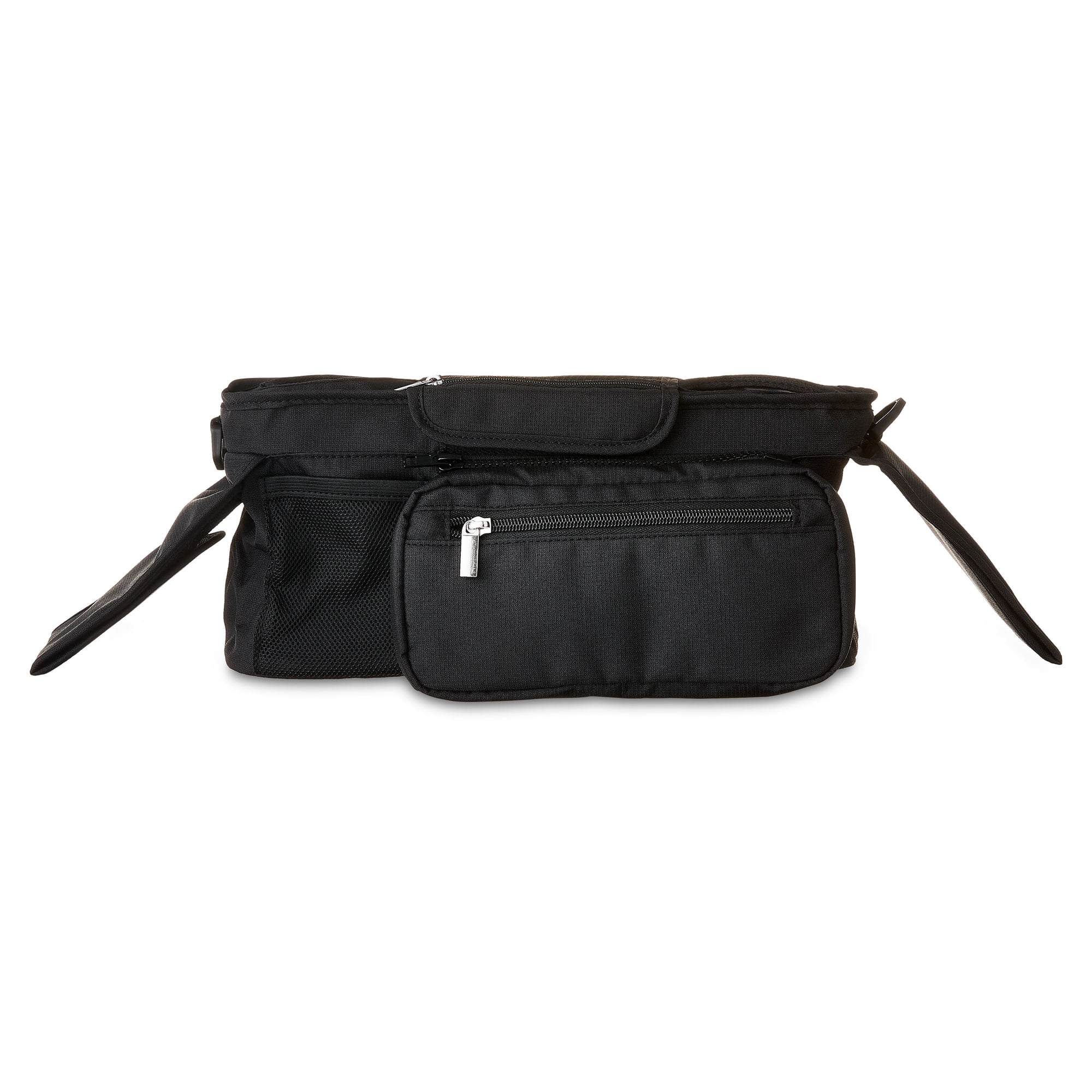 Parent's Choice Deluxe Stroller Organizer with Multi-Functional Pockets, Black