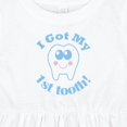 thumbnail image 4 of Inktastic I Got My First Tooth Baby Boy Girls Baby Dress, 4 of 5