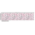thumbnail image 2 of Ambesonne Pink and Grey Fabric by the Yard Upholstery, Soft Yoga Botanical, 10 Yards, Rose Pale Grey, 2 of 4