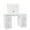 Bright White, variant on Impressions Vanity Slaystation Plus 2.0 Makeup Table and Vanity Mirror with Drawer Bundle(Pro Black)