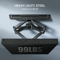 thumbnail image 6 of Full Motion TV Wall Mount  for 32-65 inch Flat Curved Screen TVs with Swivel, Tilt & Extension Max 400x400mm, Holds up to 99 lbs, 6 of 8