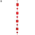 thumbnail image 2 of Happiness Banner Decorative Anti-break Unique Chinese Red Loving Hanging Banner Wedding Room Decor, 2 of 5