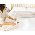 thumbnail image 4 of 10 Pcs Garment Bag Clear 24'' x 40'' Suit Bag Dust Bags Cover Moth Proof for Clothes Storage Suits Dress Dance Zippered Breathable, Travel Clothes Cover (White), 4 of 8