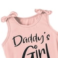 thumbnail image 5 of CHEEREAM Toddler Little Girl Clothes Summer Sleeveless Daddys Girl Letter Tank Tops Shorts Set 2Pcs Kids Casual Outfits 3-8 Years, 5 of 5