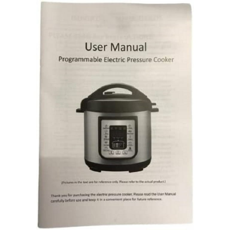 4-in-1 Multi-Function 6 Qt. Silver Electric Pressure Cooker 4-in-1 Multi-Function 6 Qt. Silver Electric Pressure Cooker