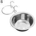 thumbnail image 6 of Hanging Pet Bowl Dog Crate Bowl Dog Kennel Bowl Non Spill Stainless Steel Food Water Bowls Bunny Feeder with Hook for Dogs Cats in Crate Cage Kennel, 6 of 8