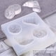 thumbnail image 5 of Yuarrent Molde de epoxi DIY, moldes de cristal de silicona, ligero, encantador, portátil, hecho a mano, colgante de llavero, molde para decoración del Cocina y Comedor Yuarrent HA078949-00, 5 of 6