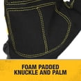 thumbnail image 3 of Guante DEWALT DPG201 de piel sintética Performance talla M, 3 of 6
