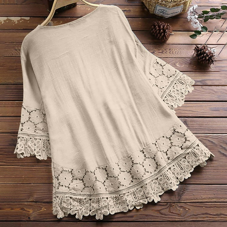 トップス pois blouse tee Aoujea Pretty Dressy Women's Plus Size Tops, Short Sleeve