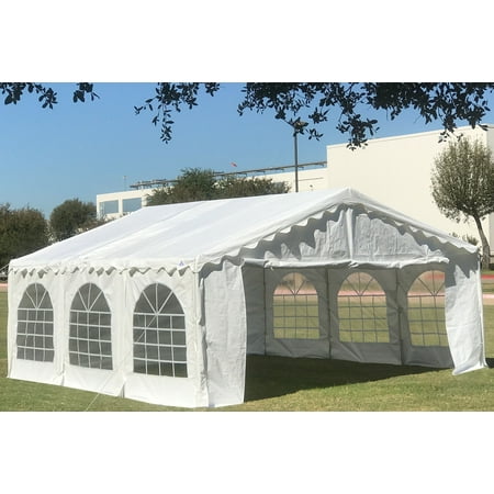 20'x16' Budget PE Party Tent Canopy Shelter with Waterproof Top - By DELTA