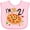 AD-Pink, variant on Inktastic Im Two Pizza Birthday Party Boys or Girls Baby Bib