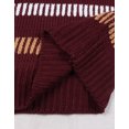thumbnail image 3 of Cogild Sweaters for Women Striped Crewneck Long Sleeve Knit Pullover Sweater, 3 of 9