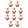 thumbnail image 2 of Bearachild Adhesivo estático de Navidad, ventana de nevera, calcomanía de PVC para el hogar, oficina, tienda, decoración autoadhesiva, sombrero largo, Viejo sombrero largo 10piezas Bearachild CBP165274, 2 of 6