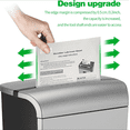 thumbnail image 5 of Paper Shredder Lubricant Sheets,12 Sheets Paper Shredder Sharpening and Lubricant Sheets,H 5.98 "X W 8.46",Dosage Version,Comes with 1 6.6 Gallon Garbage Bag, 5 of 7