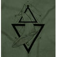 thumbnail image 2 of Triangle Whale Symbolic Spirit Animal Unisex Plus Fleece Graphic Hoodie Brisco Brands 2X, 2 of 5