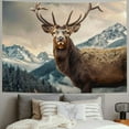 thumbnail image 2 of Nawypu Wild Animals Deer Tapestry Wall Hanging Tapestries for Bedroom Home Decorates Tapestrys Aesthetic Wall Hanging Decorates for Living Room, 2 of 6