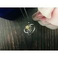 thumbnail image 4 of Christmas Day Gift  Sisters Gift Mother's Gift S925 Sterling Silver Musical Note Sunflower Necklace Sterling Silver Box Chain 18", 4 of 4