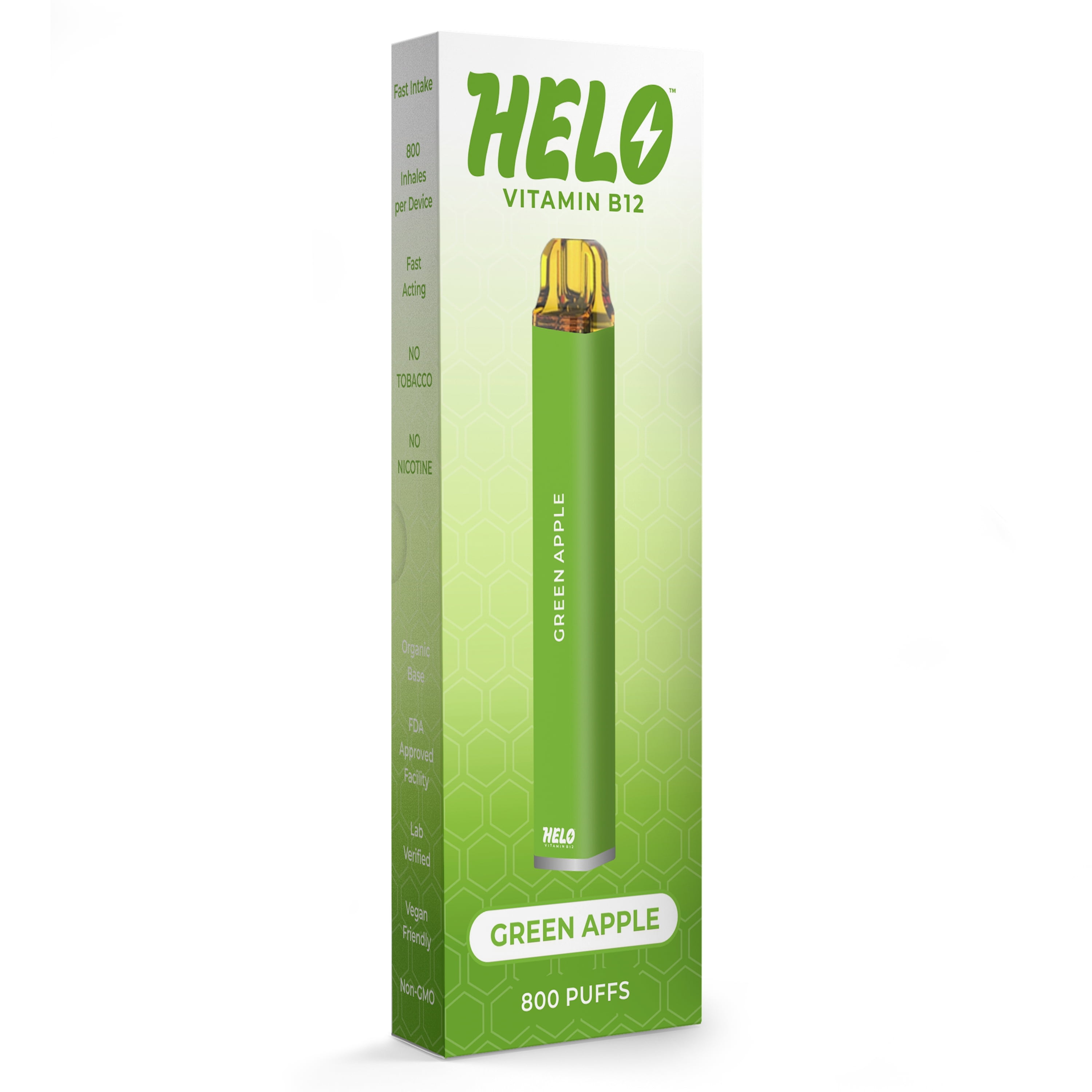 vitamin vape device HELO B12 Diffuser, Green Apple - 800 puffs Earth Enjoy a taste of Flavour:Pineapple Lemon Vape | Packs |