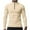 Beige, variant on Dress Shirts Hvyesh Long Sleeved T-Shirt Men's Big and Tall Fall Solid Color T-Shirt Basic Crew Neck Undershirts
